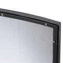 Single Panel Curved Black Wrought Iron Screen | UniFlame