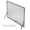 Small Single Panel Wrought Iron Spark Guard Fireplace Screen | UniFlame