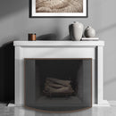 Single Panel Curved Bronze Finish Screen | UniFlame