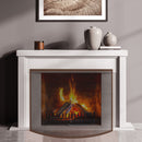 Single Panel Curved Bronze Finish Screen | UniFlame