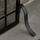 Single Panel Black Wrought Iron Mission Screen | UniFlame