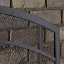 Single Panel Black Wrought Iron Mission Screen | UniFlame