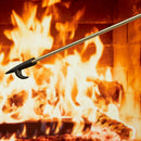 5-Piece Polished Brass Finish Fireplace Tools Set with Ball Handles | UniFlame