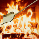 5-Piece Polished Brass Finish Fireplace Tools Set with Ball Handles | UniFlame