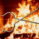 5-Piece Polished Brass Finish Fireplace Tools Set with Ball Handles | UniFlame