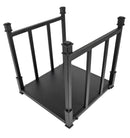 Uniflame 5 Piece Black Craftsman Log Holder/Firewood Holder