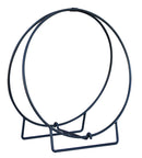 Black 36-Inch Log Hoop with 1/2" Solid Stock | UniFlame