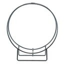 Black Log Hoop with 1/2" Solid Stock | UniFlame