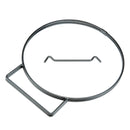 Black Log Hoop with 1/2" Solid Stock | UniFlame