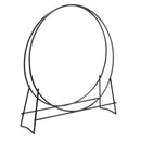Black Finish 48 Inch Diameter Tubular Log Hoop | UniFlame