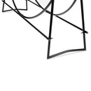 Black Finish 48 Inch Diameter Tubular Log Hoop | UniFlame