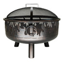Endless Summer 24 in. Oil Rubbed Bronze Wood Burning Outdoor Fire Pit with Flame Design