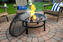 Endless Summer 29 in. Brushed Copper Wood Burning Outdoor Firebowl
