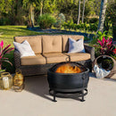 Wood Burning Fire Pit 26-Inch Bronze, Kettle Design | Endless Summer